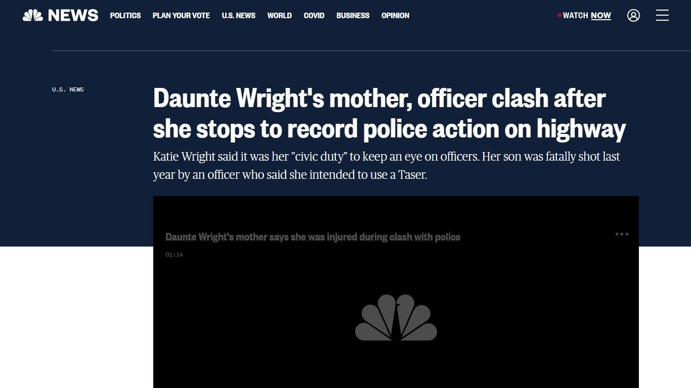 Daunte Wright's mother, officer clash after she stops to record police ...